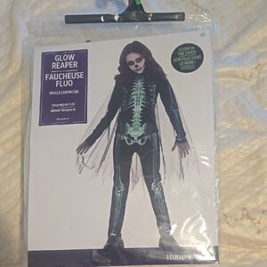 Glow Reaper Kids Costume - Black and Green